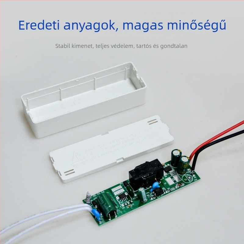 5V LED-szalag tápegység, kapcsoló AC/DC meghajtó, bemenet 180–260V, kimenet 5A, 25W