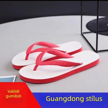 Férfi nyári gumis flip-flop, vastag talppal, kopásálló és csúszásmentes, otthoni és szabadtéri viseletre