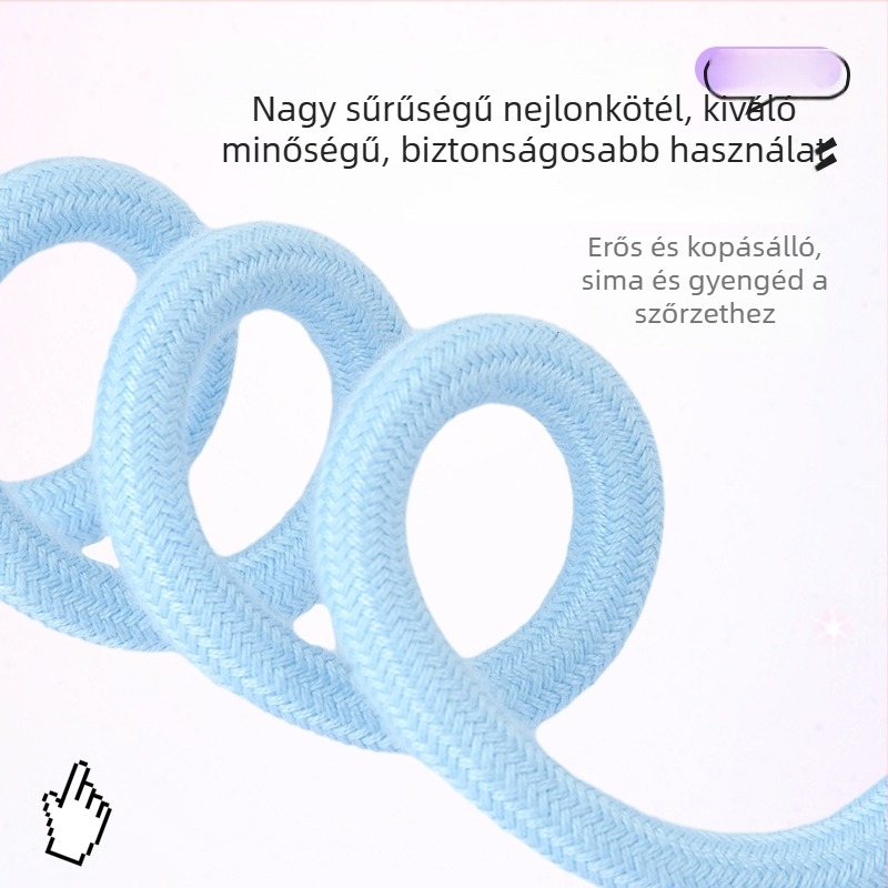 PP-szálas kutyapóráz sétákhoz és kiképzéshez, kicsi, közepes és nagy testű kutyáknak