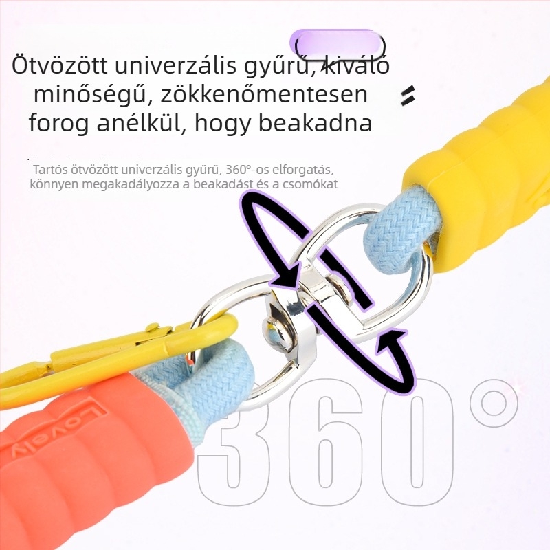 PP-szálas kutyapóráz sétákhoz és kiképzéshez, kicsi, közepes és nagy testű kutyáknak