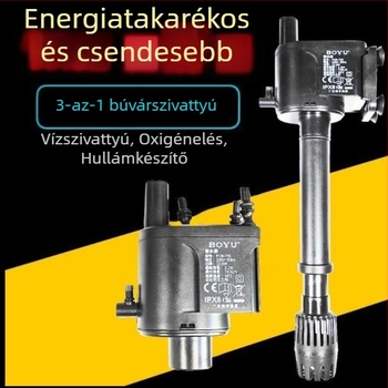 Boyu búvárszivattyú akváriumhoz – három az egyben keringető szivattyú, PGB750/1000/1500, oxigénnel dúsítás és szűrés