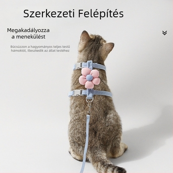 Macska húzószár, I-alakú, nem visszahúzható, poliészter
