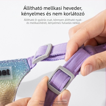 Színes gradiens hám macskáknak és kiskutyáknak