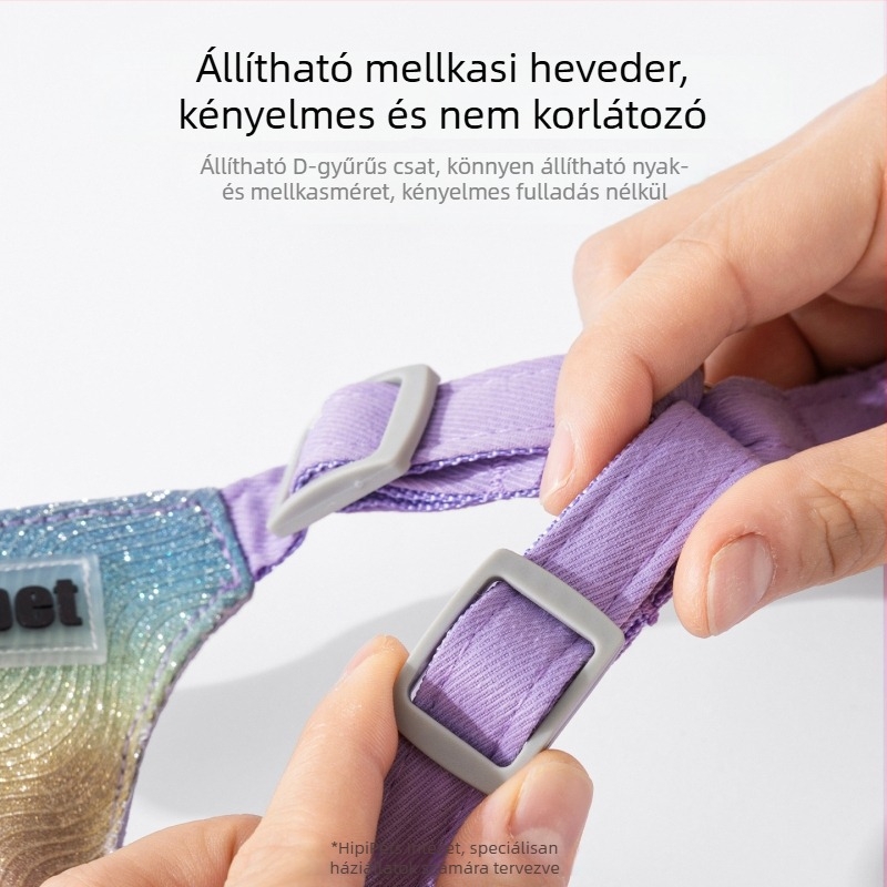 Színes gradiens hám macskáknak és kiskutyáknak