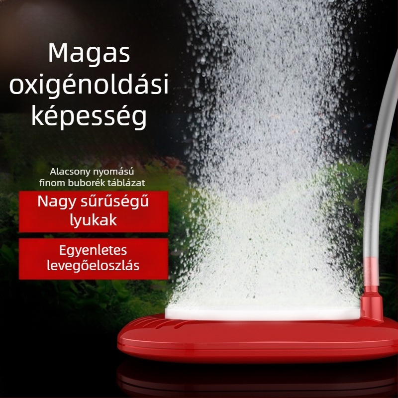 Jeneca akváriumi oxigén buboréktáblája gáztáblával, gázkővel és atomizálóval – kompatibilis oxigénpumpával