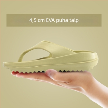 Férfiaknak szóló nyári vastag talpú flip-flopok, EVA felső rész és EVA talp, injektált talp