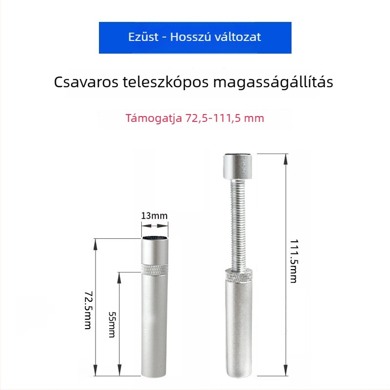 Grafikus kártya tartó – alumínium keret mágneses alappal, ITX mini PC-hez, többirányú állíthatóság, anti-hajlítás