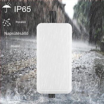 Irányított, síkpanéles WiFi antenna, nagy nyereséggel, 2.4 GHz, kültéri vízálló, alkalmas hálózati kártyákhoz, modulokhoz és routerekhez