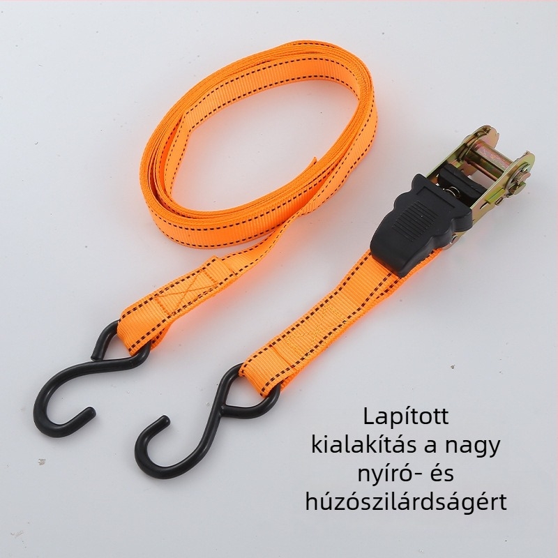 4 darab rögzítő heveder ratchet mechanizmussal, teherbírás 800 kg, Márka: Tensioner