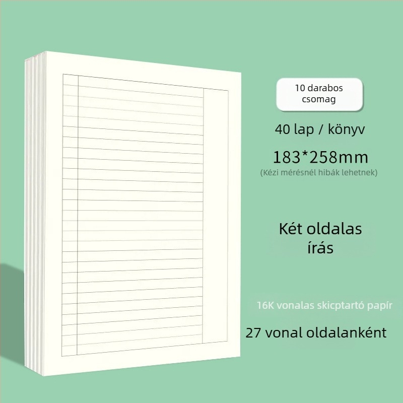 Victory vonalas vázlatpapír, kínai boríték stílusú csomagolás; ideális ajándék új otthonhoz; karácsony