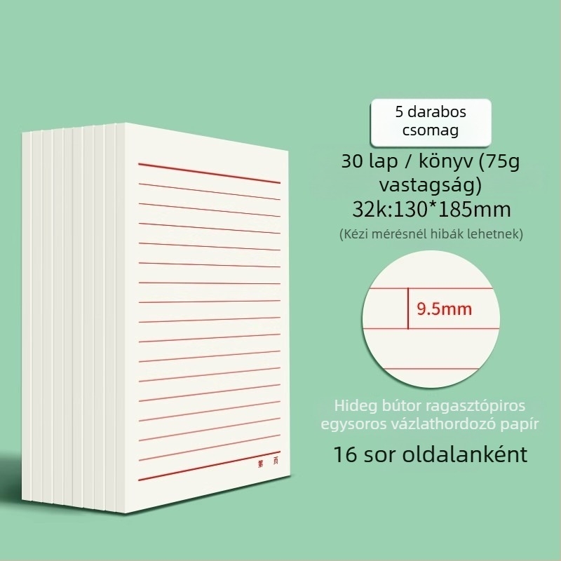 Victory vonalas vázlatpapír, kínai boríték stílusú csomagolás; ideális ajándék új otthonhoz; karácsony