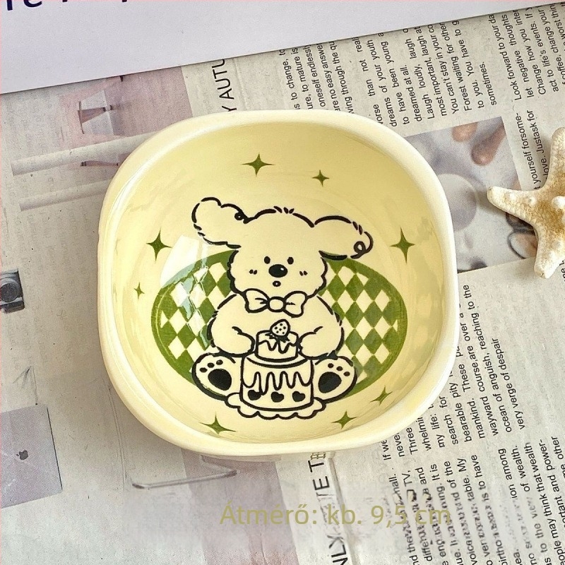 Kerámiából készült háziállat tál, hőálló, hamster etetésére szolgáló tál