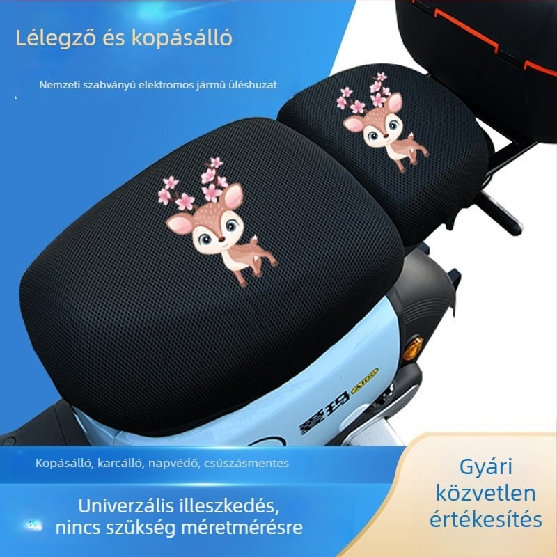 Általános méretű elektromos kerékpár üléshuzat – vízálló, UV-védelem, hőszigetelés