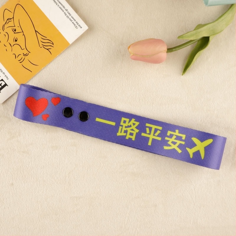 Poliészter poggyászpánt, Dylan Márka, National Tide New Wind stílus, mintázat: betűk, funkciók: lélegző, ultra könnyű, kopásálló