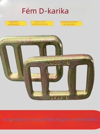 Kovácsolt Eyelet csat, csúszásmentes zár, kötöző pántokhoz, hegesztett csatlakozás — húzószilárdság 246,9 kg