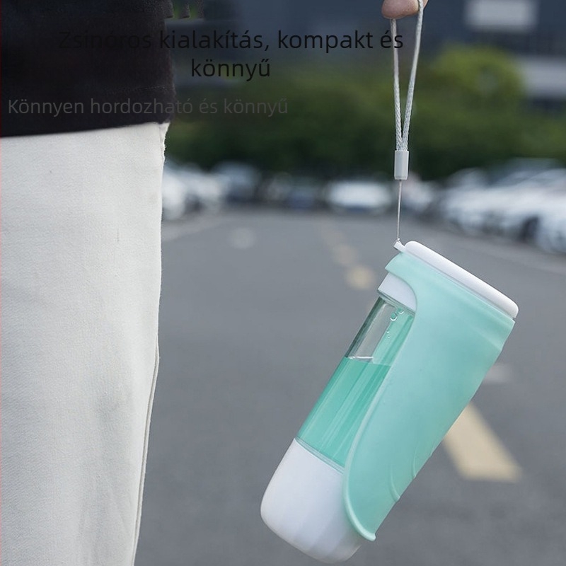 Hordozható kutyavíztál — többfunkciós víz adagoló kutyáknak; anyag: PP/PC/szilikon; márka Leyoupai; termékkód Pet tumbler; csomagolás 40 db