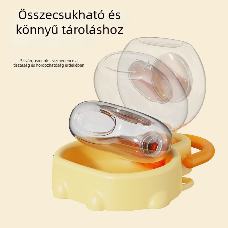 Kutya vizespalack – összehajtható, hordozható, kültéri sétákhoz, nagy kapacitású