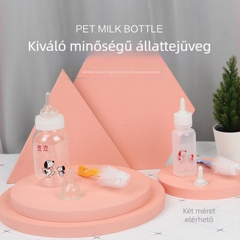 BOBO Állat etetőpalack – Kézi etetés kutyáknak és macskáknak, PP anyag, 100 darab/doboz
