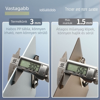 Műanyag táblacsipesz, Plaid márka, modell Wmxzblan, típus: táblacsipesz, hátsó szélesség 25