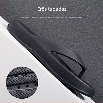 Férfi vastalpú flip-flop papucs – EVA felsőrész, EVA talp, ujjközötti pánt, csúszásmentes, nyárra