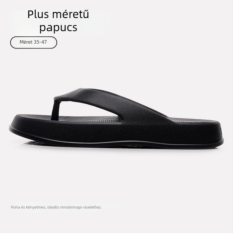 Férfi vastalpú flip-flop papucs – EVA felsőrész, EVA talp, ujjközötti pánt, csúszásmentes, nyárra
