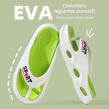 Férfi papucs Sharp exhibition, Leisure open-toe stílus, felső EVA, talp EVA, talp injektált formázású, férfiak számára, 2025 tavasz