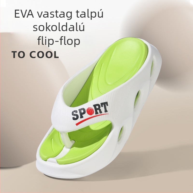 Férfi papucs Sharp exhibition, Leisure open-toe stílus, felső EVA, talp EVA, talp injektált formázású, férfiak számára, 2025 tavasz