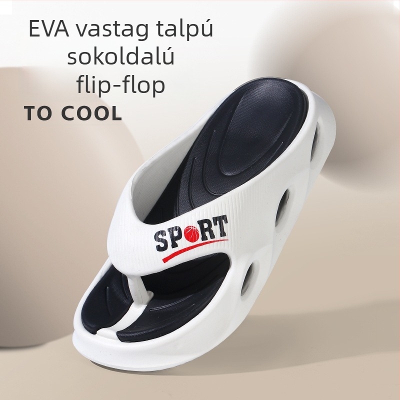 Férfi papucs Sharp exhibition, Leisure open-toe stílus, felső EVA, talp EVA, talp injektált formázású, férfiak számára, 2025 tavasz