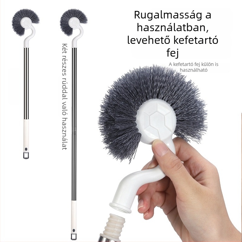 Akvarisztikus tisztító kefé hosszabbítható és állítható dizájnnal, algák eltávolítására, műanyagból