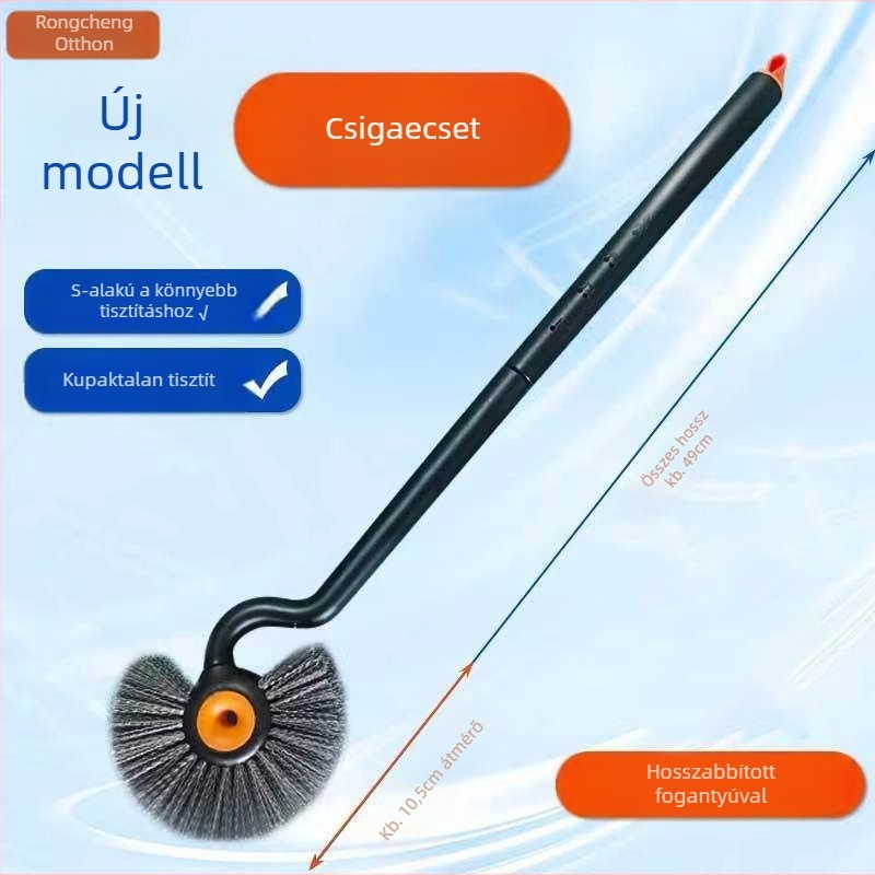 Yue Yao műanyag hosszú nyelű akváriumi tisztító kefe belső falak algamentesítésére