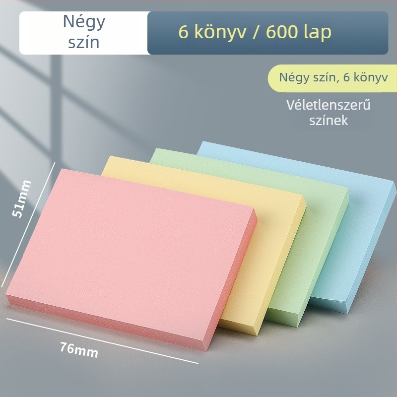 MG YS-02 Diákoknak tervezett ragasztós jegyzetek kreatív aranyos matricákkal, ragasztható, IP licenccel