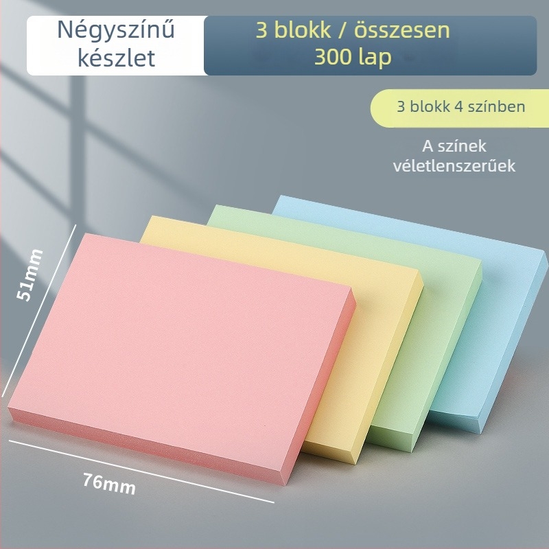 MG YS-02 Diákoknak tervezett ragasztós jegyzetek kreatív aranyos matricákkal, ragasztható, IP licenccel