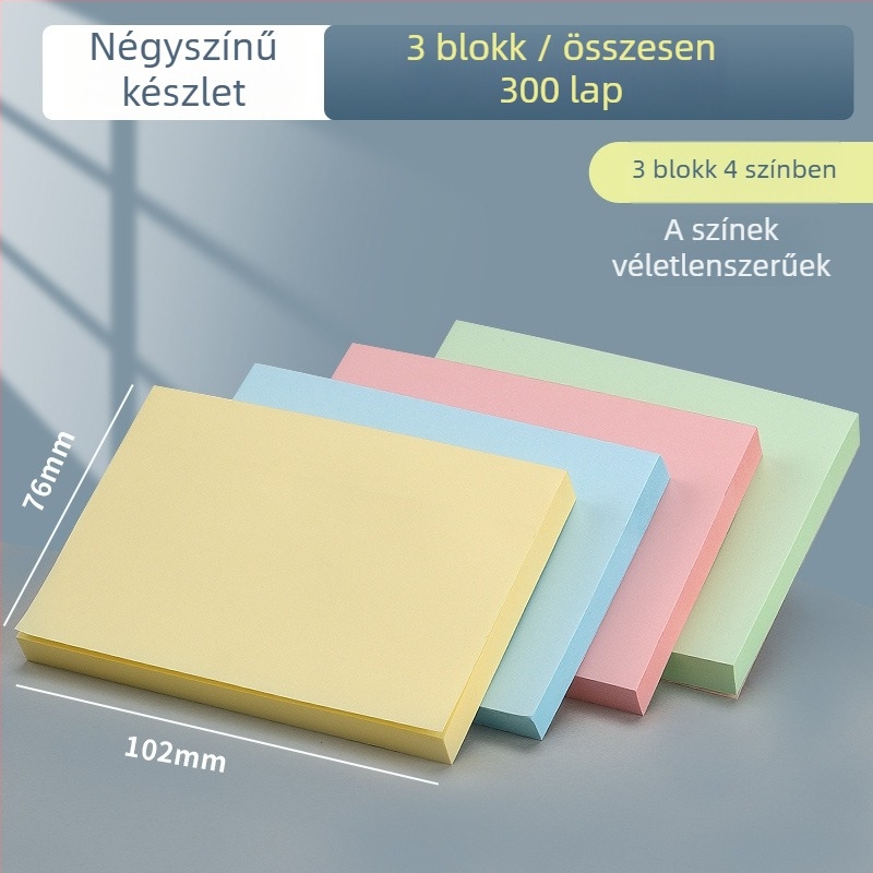 MG YS-02 Diákoknak tervezett ragasztós jegyzetek kreatív aranyos matricákkal, ragasztható, IP licenccel