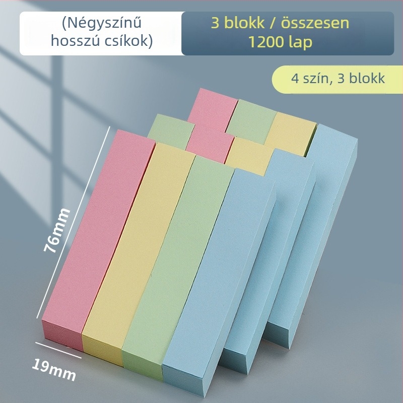 MG YS-02 Diákoknak tervezett ragasztós jegyzetek kreatív aranyos matricákkal, ragasztható, IP licenccel