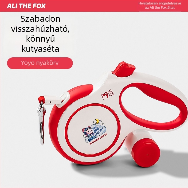 Retraktív Akita kutyapóráz – műanyag, anti húzás, anti menekülés, Anime-játék IP licenc