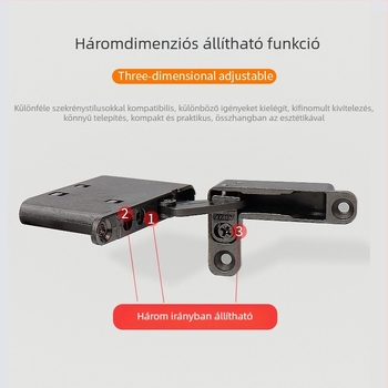 Ég- és Föld csukló alumínium keretes ajtókhoz, cink ötvözet