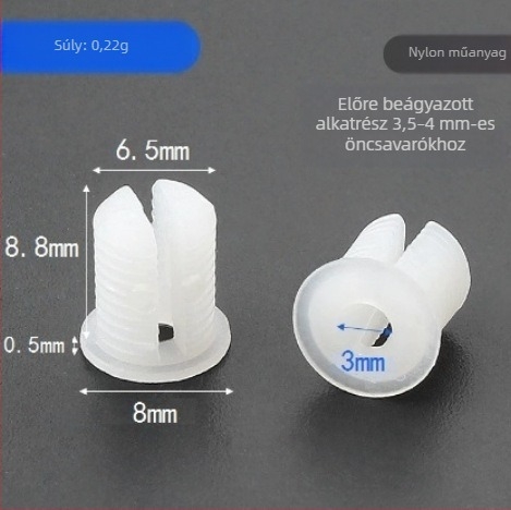 Beépített pánt ajtóhoz, nylon anyag, modell Beépített, stílus Modern egyszerű