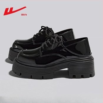 Warrior női mindennapi loaferek casual stílusban, négyszögletes orral, PU felsőrész, PVC talp, fűzős zárás