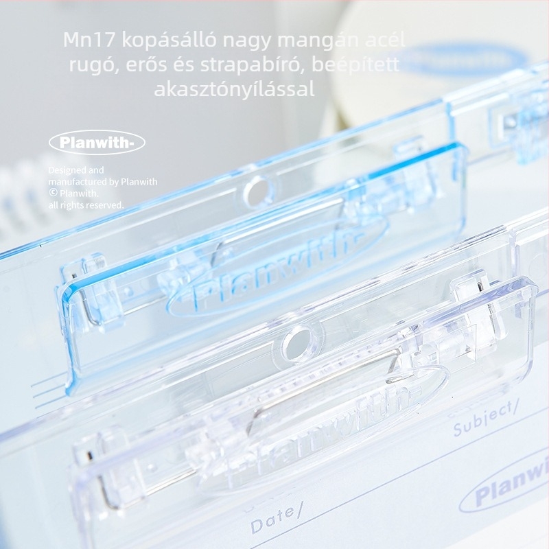 RosyPosy erős klipsz + deszkaklip A4 dokumentumokhoz, akár 50 oldalt tart