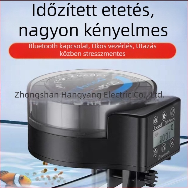 Akvarisztikai intelligens időzített etető – ABS anyag, Márka: jecod, Nem importált, Kifejezetten akváriumhoz