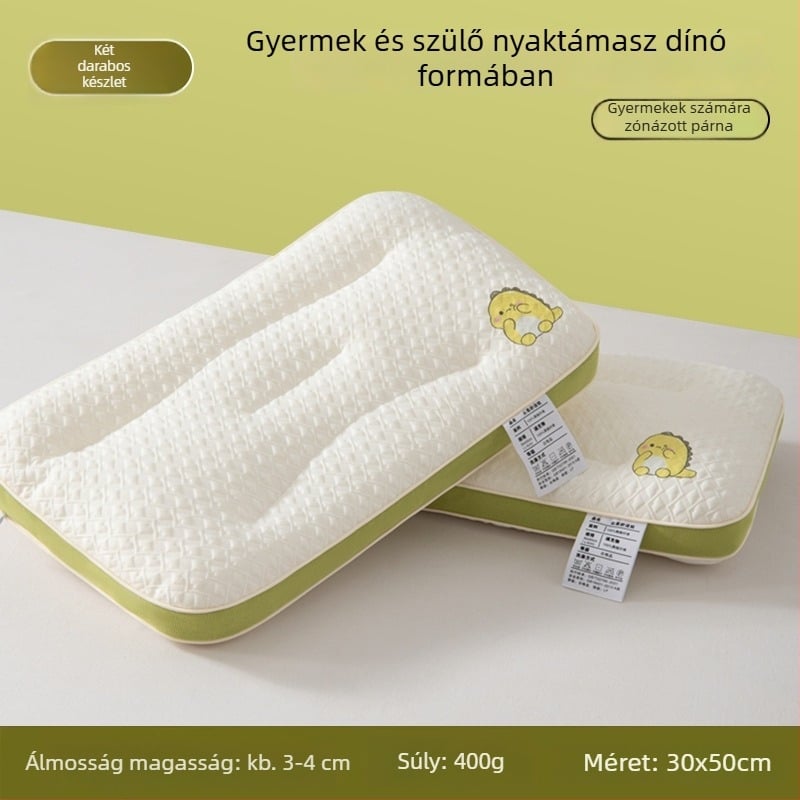 Gyermekeknek szóló párna 1-10 év, téglalap alakú, 100% poliészter töltet, kötött anyag, tartalmaz párnahuzatot