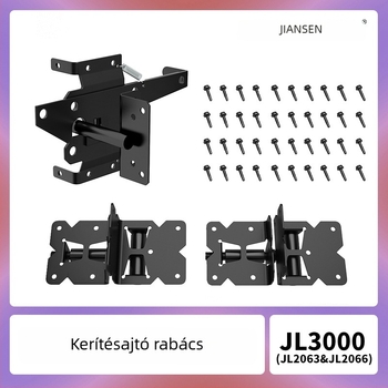 JL3000 kerítéspánt-zár – Rozsdamentes acél 304, felületkezelés permetezett műanyag, Jenson márka