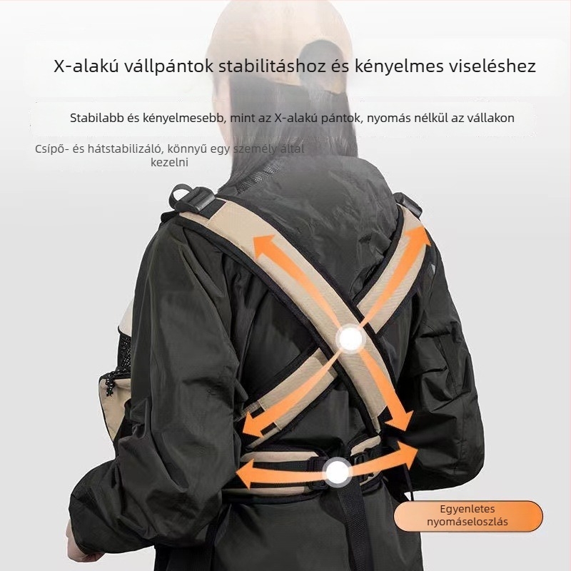Hidream Macska hátizsák – lélegző előre hozzáférhető hordozó, nylon