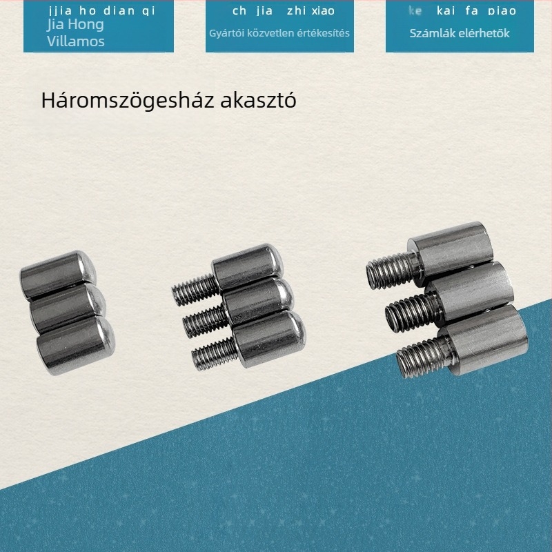 Háromcsuklós rozsdamentes acél elosztó szekrény M6/M8, anyag 201/304