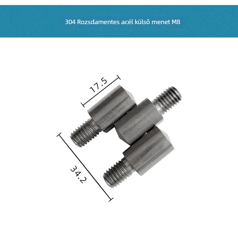 Háromcsuklós rozsdamentes acél elosztó szekrény M6/M8, anyag 201/304