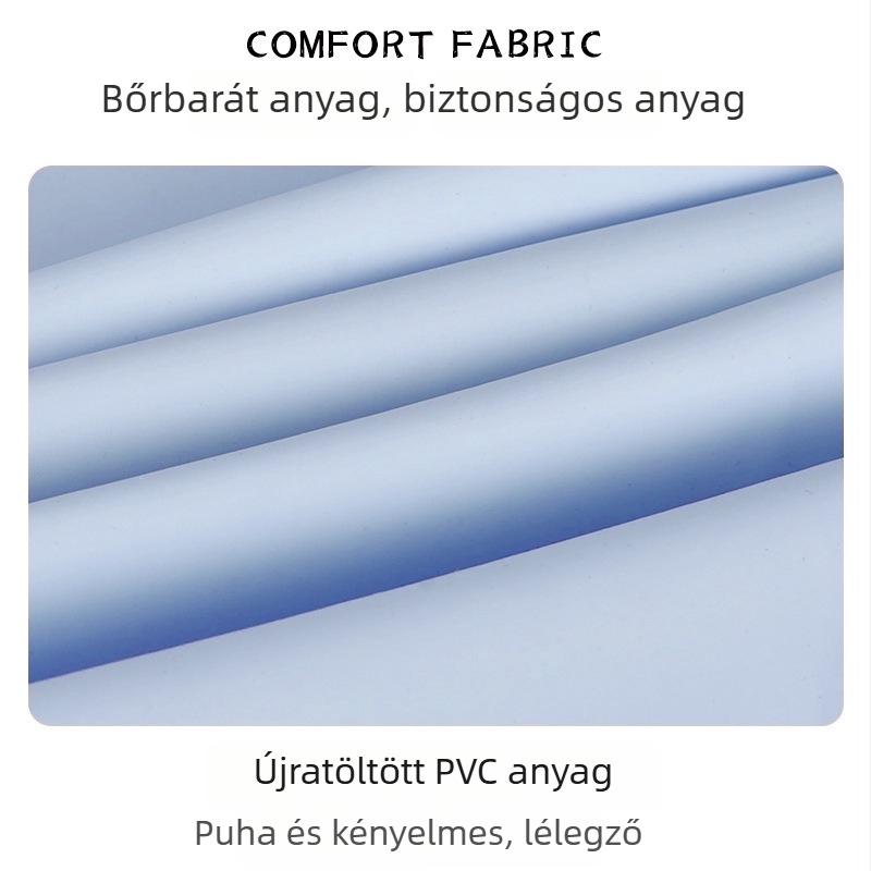 Unisex PVC esőcsizma, magas szár, vízálló, kerek orr, tavasz 2025