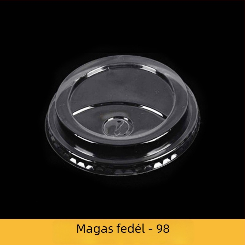 Egyszer használatos PET kávé- és teás pohár, offset nyomtatással, testreszabható, logó nyomtatás elérhető, élelmiszer-csomagoláshoz