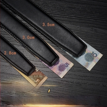 Férfi valódi bőrből készült öv, két rétegű borjúbőrből, csattal ötvözet, csapos zárás, szélesség 2–4 cm