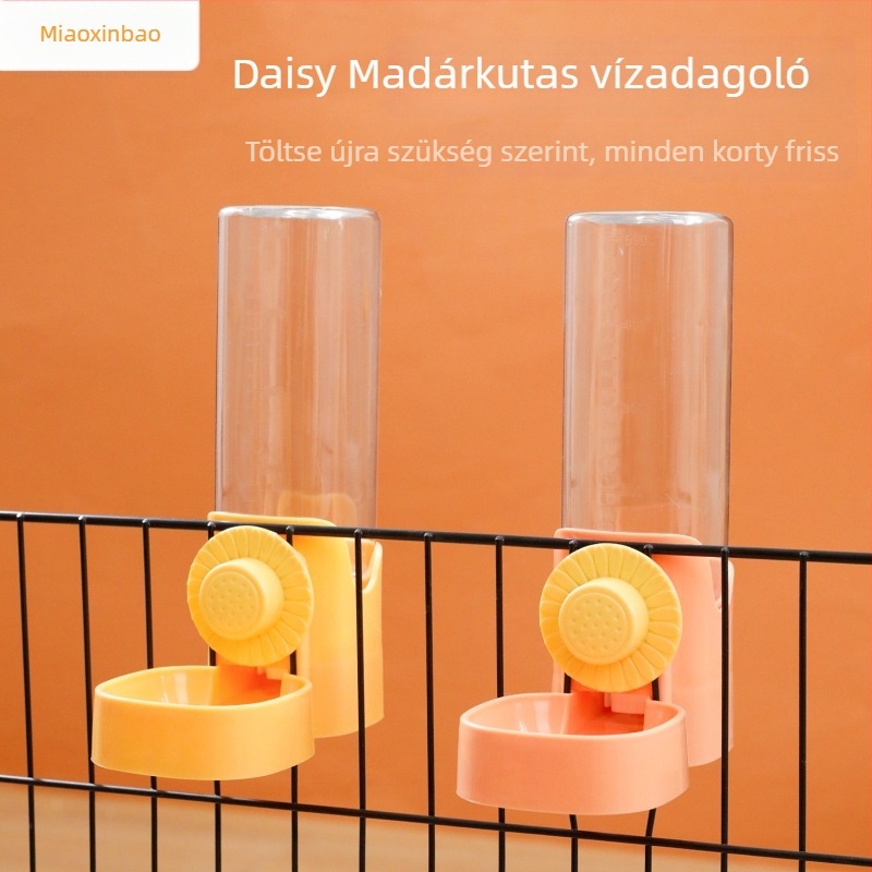 Akasztós állateledeles víz adagoló — PP anyag; automatikus etetés; Márka Meow Heart Baby; Eredet Zhejiang