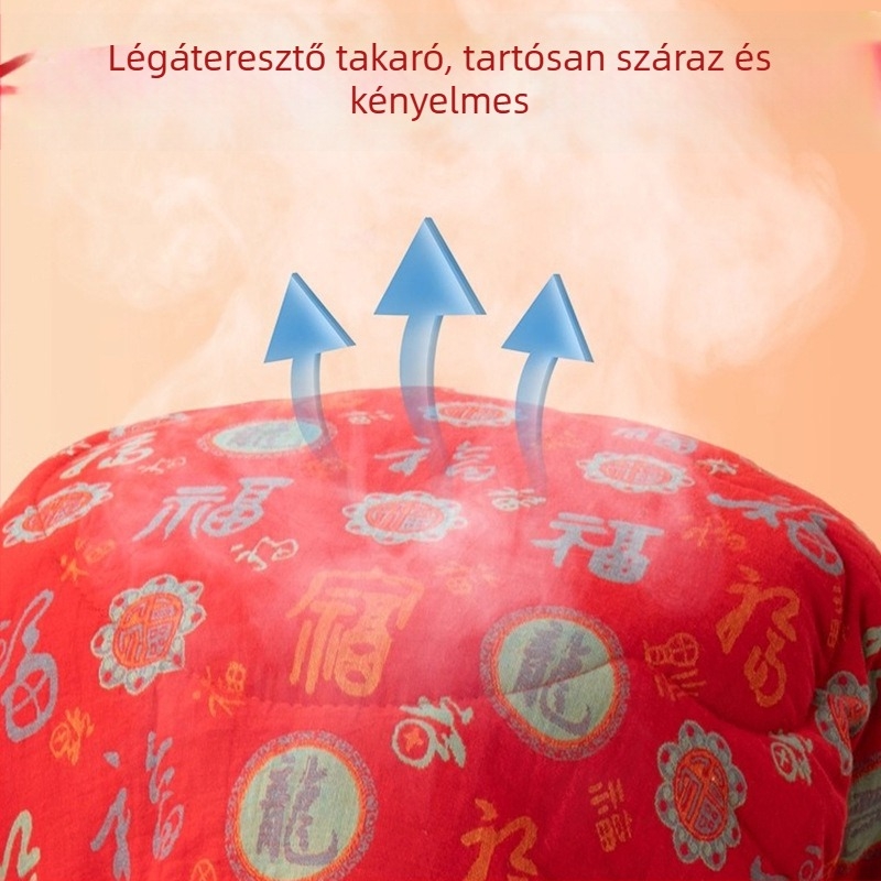 Kyomian Pamut baba swaddle takaró, Space Cotton töltés, 0–12 hónapos újszülötteknek, minták: állatok, csíkok, rács